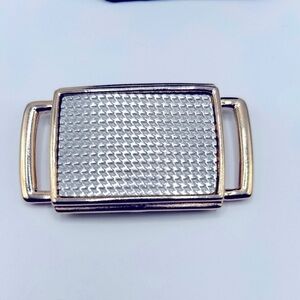 Vintage Women’s Gold and Silver tone Belt Buckle Butterfly Stamp On Back…​​